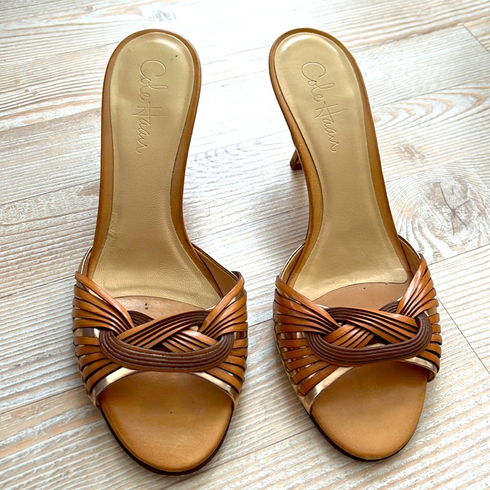 Neutral Mule Evening Sandal- Final Sale